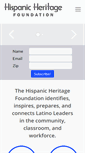 Mobile Screenshot of hispanicheritage.org